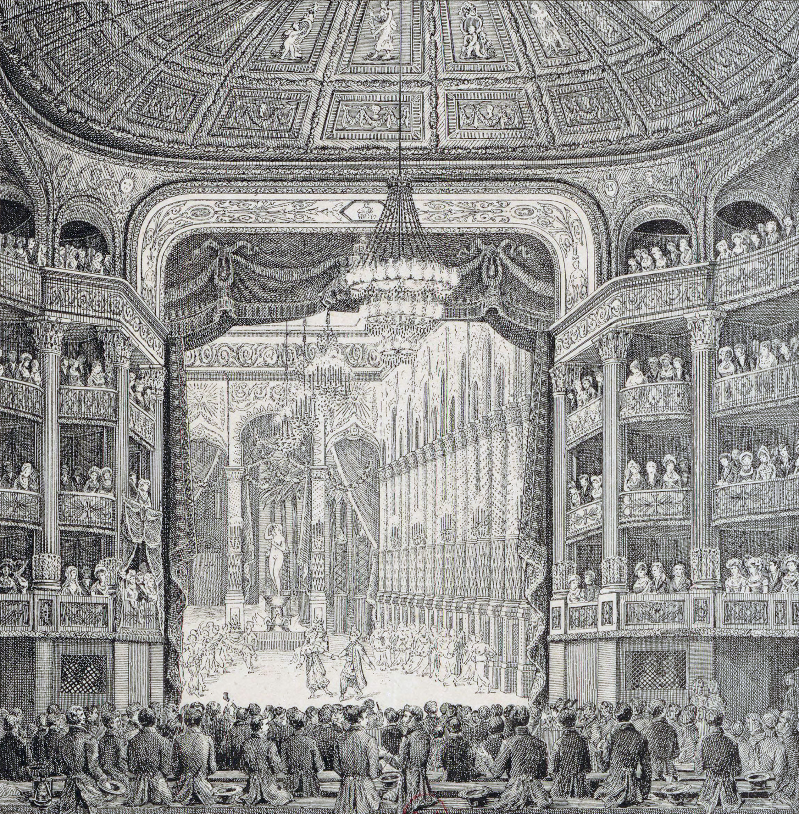 Inauguration of the Salle Le Peletier with Les Bayadères 1821 Gallica btv1b84367769 adjusted
