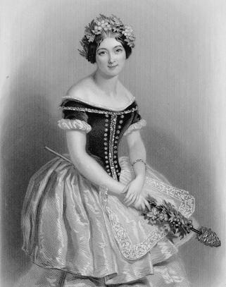 Portrait of Carlotta Grisi as Giselle
