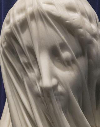 Veiled Virgin by Giovani Strazza