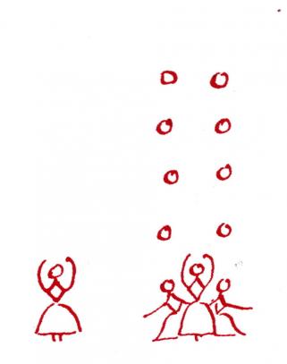 Detail from a page of Justamant's score for Giselle